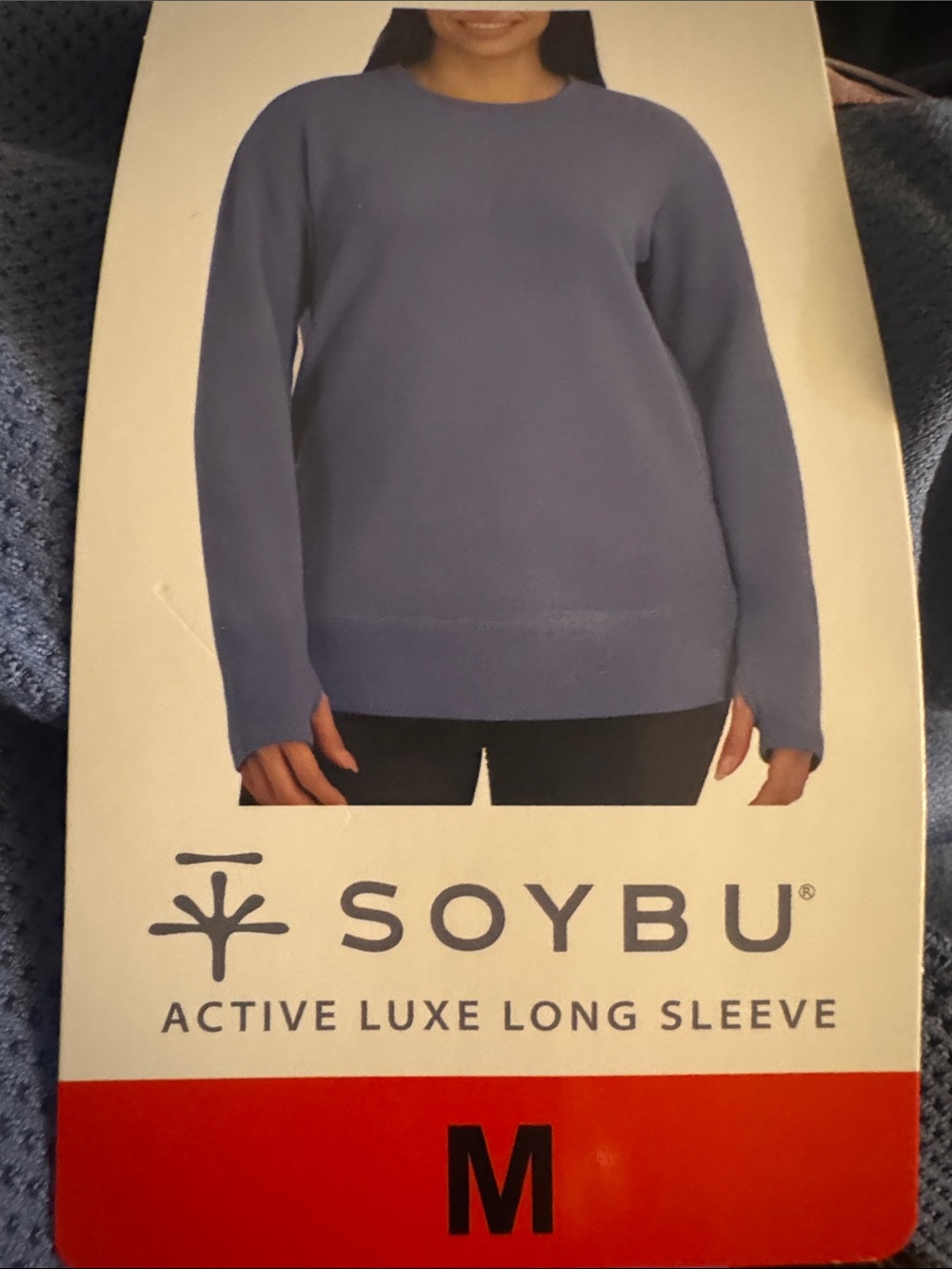 SOYBU Periwinkle Crewneck Long Sleeve Sweater